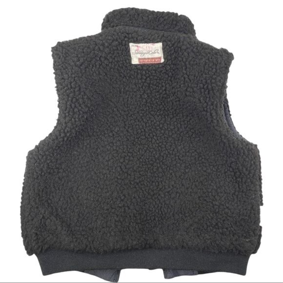 Sovereign Code Toddler Holloran Vest Navy Checked Black Trim Size 24M - Picture 9 of 12